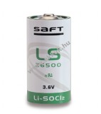 SAFT lithium elem típus LS26500 - C 3,6V 7,7Ah (Li-SOCl2)
