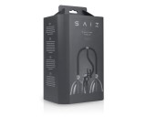 Saiz Premium - dupla mellpumpa - kicsi (átlátszó-fekete)