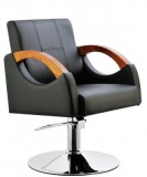 Sajat Classic wood hidraulikus fekete fodrászszék