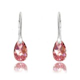 Saját készítésű ékszer Swarovski FRANCIA KAPCSOS FÜLBEVALÓ - CSEPP KRISTÁLLYAL