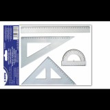 Sakota CCP2017 Műanyag Vonalzókészlet - 4 darabos (CCP2017)