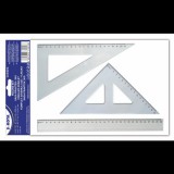 Sakota CCP2018 Műanyag Vonalzókészlet - 3 darabos (CCP2018)