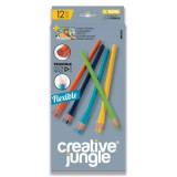 SAKOTA Creative Jungle 12 darabos háromszögletes hajlékony színes ceruza