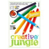 SAKOTA Creative Jungle 12 darabos jumbo háromszögletű színes ceruza