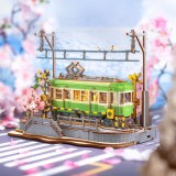 Sakura-utazás 3D kreatív kirakó (223 darabos, ledes világítással,TGS02)