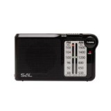 SAL (RPC5) zsebrádió, 2 sávos, fekete
