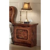 Saltarelli Amalfi éjjeliszekrény 2 fiókkal - dió
