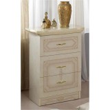 Saltarelli Amalfi éjjeliszekrény 3 fiókkal - bézs