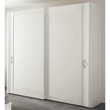 Saltarelli Diadema 2 fa tolóajtós gardróbszekrény Swarovski kristályokkal, magasság: 225 cm