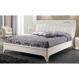 Saltarelli Diadema franciaágy keret, kárpitozott fejvéggel, Swarovski kristályok nélkül