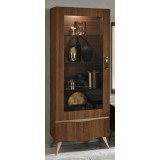 Saltarelli Emozioni Day 1-ajtós vitrines szekrény fa hátfallal (jobbra vagy balra nyíló)