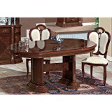 Saltarelli Florence Day ovális étkezőasztal 200x105 cm (+50 cm hosszabbítható) - dió