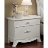 Saltarelli Giulia éjjeliszekrény Swarovski kristályokkal