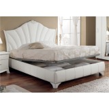 Saltarelli Giulia kárpitozott franciaágy keret ágyneműtartóval