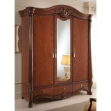 Saltarelli Sovrana 3-ajtós gardróbszekrény - dió