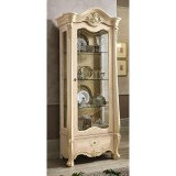 Saltarelli Sovrana Day 1-ajtós vitrines szekrény (jobbra vagy balra nyíló) - bézs