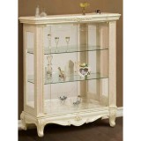 Saltarelli Versailles day 2-ajtós vitrines kisszekrény - bézs