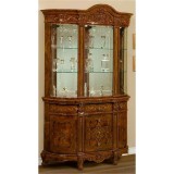 Saltarelli Versailles day 3-üvegajtós, fiókos tálalószekrény - dió