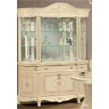 Saltarelli Versailles day 4-üvegajtós tálalószekrény - bézs