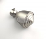 Salzburg nikkel-matt karnis végzáró 25 mm-es karnisrúdra 2 db/cs.