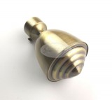 Salzburg óarany karnis végzáró 25 mm-es karnisrúdra 2 db/cs.