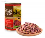 Sam&#039;s Field Dog konzerv 80% valódi hússal 400 g marha&sütötökkel&zöldborsóval