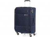 Samsonite Base Boost kibővíthető közepesméretű bőrönd, tengerészkék (66 cm)