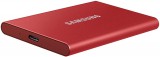 Samsung 500GB USB3.2/USB Type-C T7 Metallic Red MU-PC500R/WW