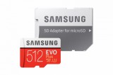 Samsung 512GB microSDXC kártya EVO Plus (2020) Class 10 + adapterrel MB-MC512HA/EU