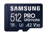 Samsung 512GB microSDXC Pro Ultimate Class10 U3 A2 V30 + adapterrel MB-MY512SA/WW