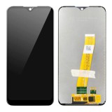 Samsung A015F Galaxy A01 (2020) fekete gyári LCD kijelző érintővel és kerettel