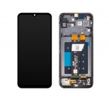 Samsung A146 Galaxy A14 5G fekete gyári LCD kijelző érintővel és kerettel