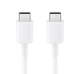 Samsung adatkábel (Type-C - Type-C, 3A, 25W, gyorstöltő, 180cm) FEHÉR
