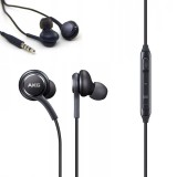 Samsung - AKG Vezetékes sztereó fülhallgató, 3.5 mm jack, felvevő gomb, Gyári, Fekete