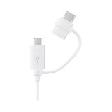 Samsung Combo Cable Type-C & Micro USB White EP-DG930DWEGWW