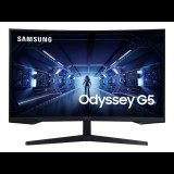 Samsung Curved-Display Odyssey Gaming Monitor G5 C27G54TQWUXEN - 68.3 cm (26.9") - 2560 x 1440 WQHD (LC27G54TQBUXEN) - Monitor