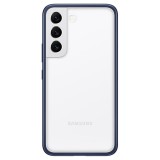 Samsung EF-MS906CN Galaxy S22+ Frame gyári tengerészkék védőtok