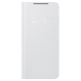 Samsung EF-NG996PJ Galaxy S21+ LED View gyári világoszürke védőtok