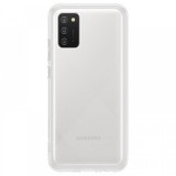 Samsung EF-QA026TT Galaxy A02s Clear gyári fehér műanyag védőtok
