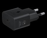 Samsung EP-T2510NBEGEU, 25W, USB-C, Fekete hálózati töltőfej