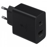 Samsung EP-TA220NBEGEU 35 W, USB-C, USB-A fekete hálózati adapter
