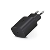 Samsung EP-TA800EBE gyári USB hálózati gyorstöltő adapter 25W PD Type-C - fekete - ECO