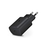 SAMSUNG EP-TA800EBE Type-C 25W PD hálózati gyors töltő fekete ECO csomagolásban