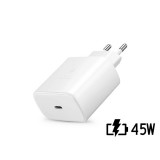 Samsung EP-TA845EWE gyári USB hálózati gyorstöltő adapter 45W PD Type-C - fehér - ECO
