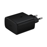 Samsung EP-TA845XBE 45W USB-C gyorstöltő hálózati adapter telefon és laptop töltő, fekete, gyári
