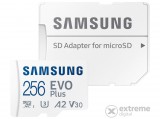 Samsung EVOPlus Blue microSDXC memóriakártya, 256GB