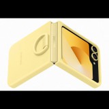 Samsung Flip 6 Szilikon tok gyűrűvel, Sárga (OSAM-EF-PF741TYEG)