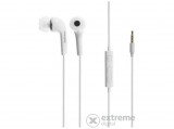 SAMSUNG fülhallgató SZTEREO, 3.5mm jack, felvevő gomb, hangerő szabályzó, fehér