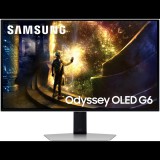 Samsung G61SD számítógép monitor 68,6 cm (27") 2560 x 1440 pixelek Quad HD OLED Ezüst (LS27DG612SUXEN)