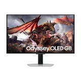 Samsung G80SD számítógép monitor 81,3 cm (32") 3840 x 2160 pixelek 4K Ultra HD OLED Ezüst